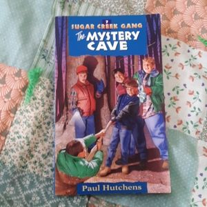 A book:sugar creek gang. The mystery cave